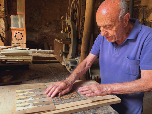 Gaby Aldayeh, known as Abu Boutros – Master of Damascene Mosaic