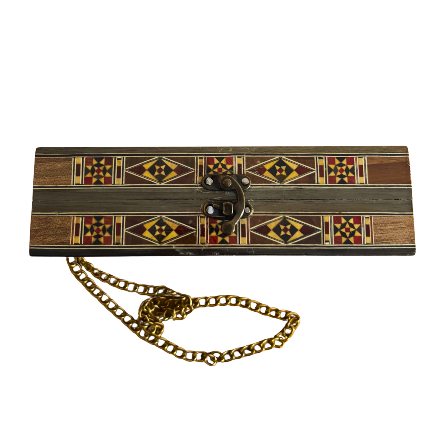 Damascene Mosaic Handbag with Mother of Pearl Inlay – Handcrafted Oriental Elegance