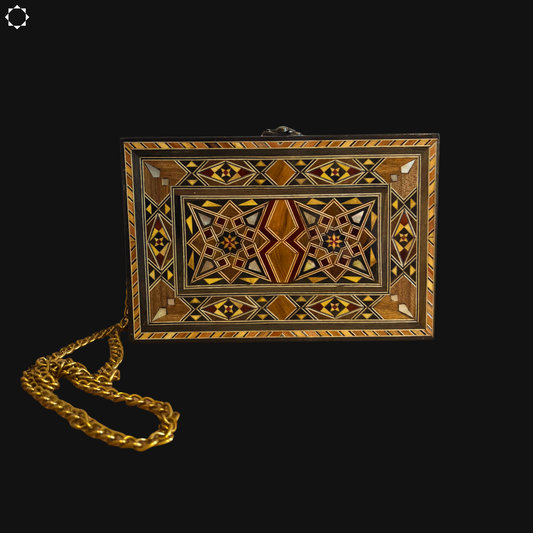 Borsa Damaschina con Madreperla – Eleganza Orientale Artigianale