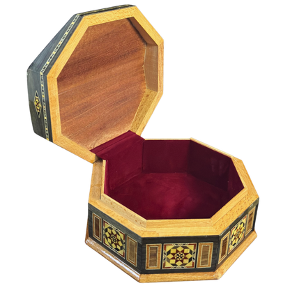 Artisan Damascene Mosaic Box – Mother of Pearl & Timeless Craftsmanship
