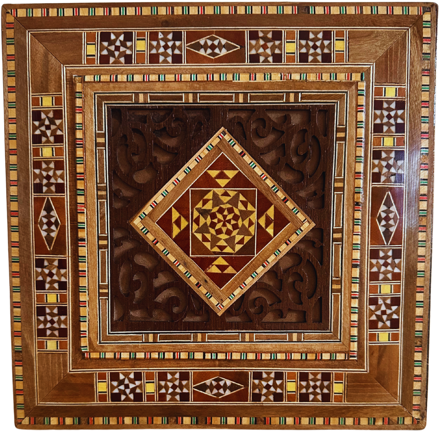 Damasceense Sieradenkist – Fluweelgevoerde Elegantie