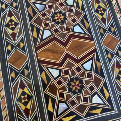 Damascene Mosaic Handbag with Mother of Pearl Inlay – Handcrafted Oriental Elegance